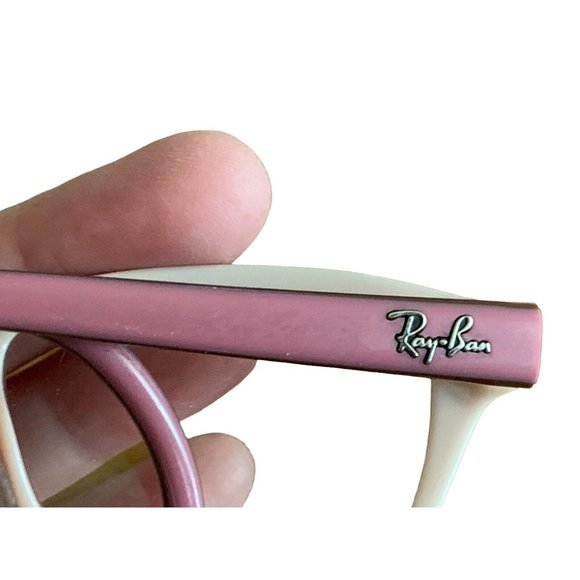 Ray-Ban RB1550 3656 Kids Eyeglasses Frames Pink Rectangular Cat Eye 48-15-130 - Picture 7 of 11